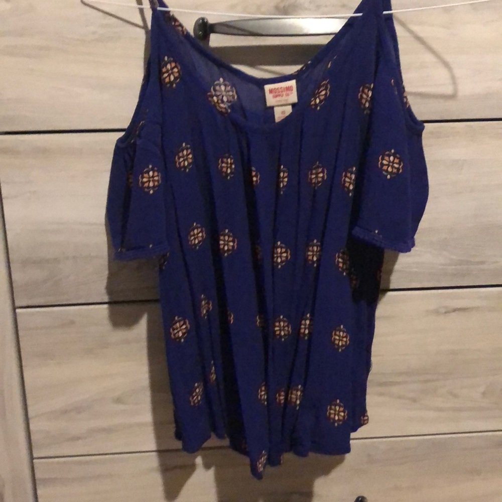 Blue dress up shirt
